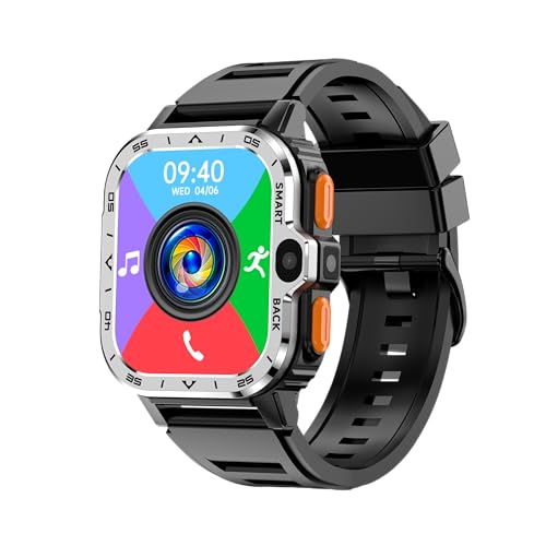 Generisch New 4G LTE XPGD Android Smart Watch GPS 16G/64G/128G ROM HD Dual Camera SIM Card Bluetooth WiFi Sport Tracking Smartwatch (Black, RAM 4GB ROM 64GB) von Generisch
