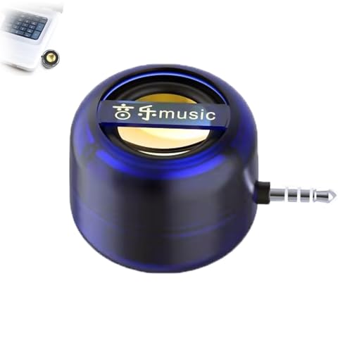 Generisch Portable 5X Speaker Amplifier–Plug & Play for Music/Calls, Portable 5X Speaker Mobile Phone Sound Amplifier with 3.5mm/Type-C, for Parties/Meetings/Car, (Blue,3.5mm) von Generisch