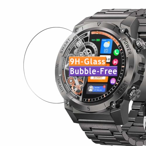Vaxson 3 Stück 9H Panzer Schutz Glas kompatibel mit DEKELIFE G55 1.46" smartwatch smart watch, Schutzfolie Display schutz folie Panzerfolie SchutzGlas folien PanzerGlas Vaxson 3 Stück 9H Panzer Schutz Glas kompatibel mit DEKELIFE G55 1.46" smartwatch smart watch, Schutzfolie Display schutz folie Panzerfolie SchutzGlas folien PanzerGlas von Generisch