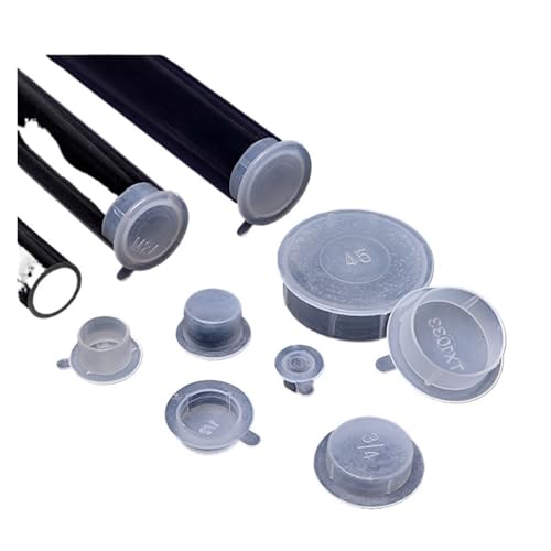 Generisch Schraubengewinde Runder Rohrstopfen Öldruckschlauch Staub Sullen Head Kunststoff Unterlegkeil UNF7/16UNF1/2UNF9/16G1/4G3/8G3/4M12(D-60 mm,50 pcs) von Generisch