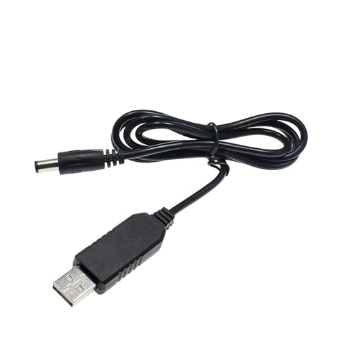 Generisch USB-Boost-Kabel, USB-zu-12-V-Adapterkabel - DC 5V auf 12V Step-Up-Kabel | Klaviertastatur, Ventilatoren, Schreibtischlampe, kabelloser Router, DC-DC-Kabel für den Heimgebrauch von Generisch