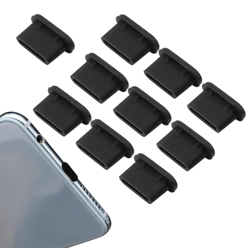 Generisch USB C Staubschutz Stöpsel 10 Stück Silikon- Anti-Staub-Stecker USB Typ C,Staubschutz-C-Typ-Anschlussstecker Für Tablets, Mobiltelefone, Laptops Generisch USB C Staubschutz Stöpsel 10 Stück Silikon- Anti-Staub-Stecker USB Typ C,Staubschutz-C-Typ-Anschlussstecker Für Tablets, Mobiltelefone, Laptops von Generisch