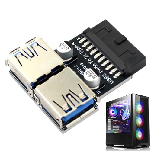 Generisch USB-Motherboard-Adapter – USB3.0 19 Motherboard-Adapter | 20Pin Mainboard Konverter | Zwei-Wege-Mainboard-Konverter | Ph22T Effizienter Adapter | PC-Zubehör | Adapter für USB3.0-Geräte Generisch USB-Motherboard-Adapter – USB3.0 19 Motherboard-Adapter | 20Pin Mainboard Konverter | Zwei-Wege-Mainboard-Konverter | Ph22T Effizienter Adapter | PC-Zubehör | Adapter für USB3.0-Geräte von Generisch