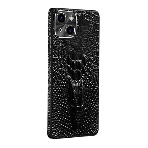 Generisch Ultradunne Hoes voor iPhone 15/15 Plus/15 pro/15 pro max, rondom lensbescherming, Luxe zakelijke echt lederen Hoes met krokodillenkop Generisch Ultradunne Hoes voor iPhone 15/15 Plus/15 pro/15 pro max, rondom lensbescherming, Luxe zakelijke echt lederen Hoes met krokodillenkop von Generisch