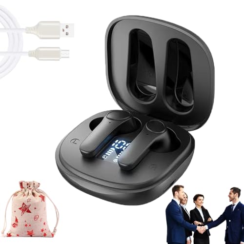 Generisch Verovela Smartbuds - Ki Kopfhörer Mit Direktem Übersetzer,2025 New Ki Kopfhörer Übersetzer,Mit 4 Modis Für Echtzeit-Übersetzung,Ideal Für Studium Und Reisen (Black) von Generisch