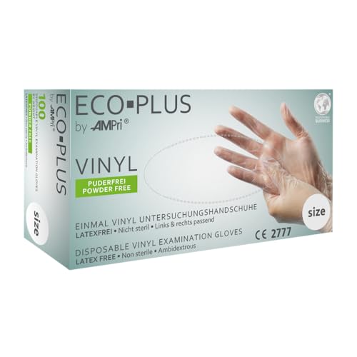 Generisch Vinylhandschuhe, weiß, Größe L, puderfrei, Eco-Plus: Vinyl Einweghandschuhe & Schutzhandschuhe als PSA kaufen. Generisch Vinylhandschuhe, weiß, Größe L, puderfrei, Eco-Plus: Vinyl Einweghandschuhe & Schutzhandschuhe als PSA kaufen. von Generisch