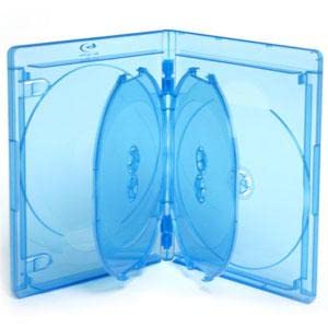 Generisch Viva Elite Blu-Ray 6-Disc Hüllen 15mm - 10 Stück - blau von Generisch