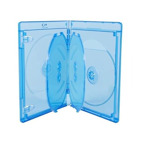 Generisch Viva Elite Blu-Ray 6-Disc Hüllen 15mm - 5 Stück - blau von Generisch