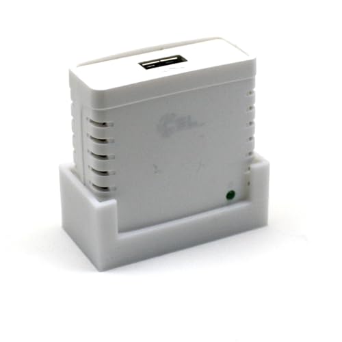 Generisch Wandhalterung für Printserver von CSL, StarTech, Wavlink oder Septpenta (Weiß) von Generisch