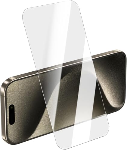 Generisch iPhone15plus15Max gehärtetes Glasfolie 9H Härte kratzfest blasenfrei HD klar Displayschutz für iPhone 15 Plus und 15 Max langlebiger Bildschirm Schutzfolie Zubehör von Generisch