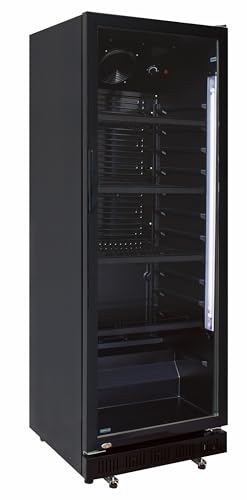 Getränkekühlschrank mit Glastür 310 L - Gewerbekühlschrank, Flaschenkühlschrank, schwarz mit LED Beleuchtung, ideal für Bierflaschen oder Dosen Getränkekühlschrank mit Glastür 310 L - Gewerbekühlschrank, Flaschenkühlschrank, schwarz mit LED Beleuchtung, ideal für Bierflaschen oder Dosen von Generisch