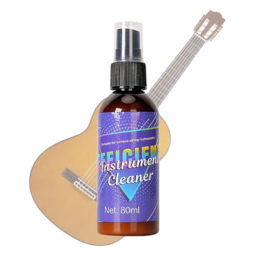 Gitarrenzitronen -Flüssigöl - Griffbrettpflegepolitur, 80 ml Saitreinigungswerkzeug | Holz-Conditioner-Lösung, nahrhafte Ölbehandlungsformel, Hochglanz-Finish Shine Agent, Akustikwartungsroutine von Generisch