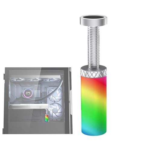 Grafikkarten-Stützständer, ARGB-Grafikkartenhalterung - 5V 3pin ARGB Grafikkarte Anti-Sag Halterung,Verstellbare vertikale Halterung aus Aluminiumlegierung mit LED-Leuchten für eine einfache Installat von Generisch