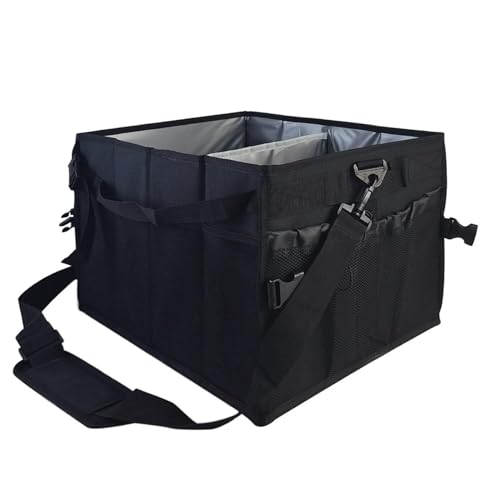 Grill-Werkzeugtasche, Camping-Utensilientasche, Gepolsterter Schultergurt, Kochutensilien-Organizer, Papierhandtuchhalter, Faltbare Bestecktasche für Bratpfannen von Generisch