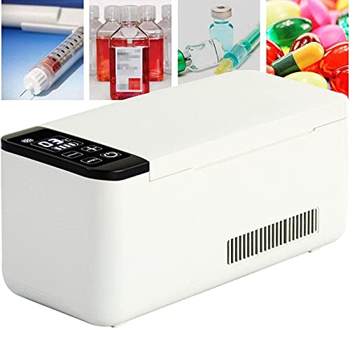 Große Kapazität Kühlschrank Kühlbox – Tragbarer Auto Reise Mini-Kühlschrank, mit USB-Aufladung und Akku – Kühler und Wärmerfunktion von Generisch