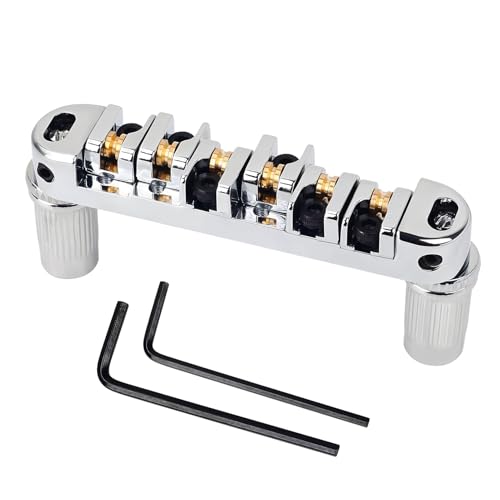 Guitar Bridge Pegs - Akustikgitarrenstifte | Gitarrensattelbrücke | String Instruments Roller Sattle Bridge | LP -Kugellagerbrücke für Anfänger, Frauen, Männer, Musiker Guitar Bridge Pegs - Akustikgitarrenstifte | Gitarrensattelbrücke | String Instruments Roller Sattle Bridge | LP -Kugellagerbrücke für Anfänger, Frauen, Männer, Musiker von Generisch