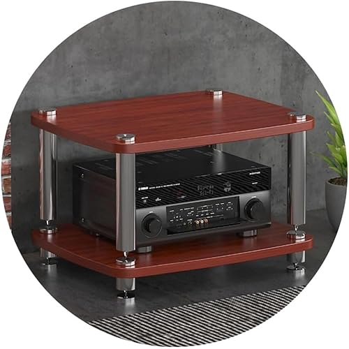 HIFI Audio Cabinet Stand - 4-lagiges MDF-Regal für Plattenspieler mit stoßdämpfenden Füßen und Endstufe Ablage HIFI Audio Cabinet Stand - 4-lagiges MDF-Regal für Plattenspieler mit stoßdämpfenden Füßen und Endstufe Ablage von Generisch