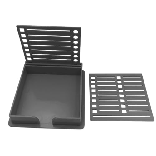 Haftnotiz-Schablone Notizblock Haftnotizhalter Mit Schablone Notizblockspender Haftnotiz Organizer Spender Für Schreibtisch Büro Zuhause Schulbedarf Haftnotiz-Schablone Notizblock Haftnotizhalter Mit Schablone Notizblockspender Haftnotiz Organizer Spender Für Schreibtisch Büro Zuhause Schulbedarf von Generisch