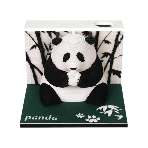 Haftnotizen – -Panda-Haftnotizen, Notizblock, Weihnachtspapierschnitzerei, Kunst, Abreißplaner, Notizblock, dekorative Kunstnotizen für Fensterbank, Vitrine, Schreibtisch Haftnotizen – -Panda-Haftnotizen, Notizblock, Weihnachtspapierschnitzerei, Kunst, Abreißplaner, Notizblock, dekorative Kunstnotizen für Fensterbank, Vitrine, Schreibtisch von Generisch