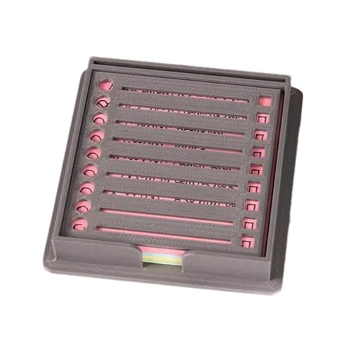 Haftnotizhalter mit Schablone | Schreibtisch-Haftnotiz-Organizer-Padspender | Steigert die Effizienz der Arbeit, Studium, Tagesplaner, Aufbewahrungsbox für Schlafsaal, Schlafzimmer, Klassenzimmer Haftnotizhalter mit Schablone | Schreibtisch-Haftnotiz-Organizer-Padspender | Steigert die Effizienz der Arbeit, Studium, Tagesplaner, Aufbewahrungsbox für Schlafsaal, Schlafzimmer, Klassenzimmer von Generisch