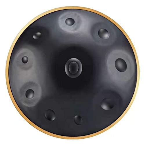 Handpan Drum Steel Tongue Percussion Instrument with Stand Sticks Bag for Yoga Meditation and Relaxation von Generisch