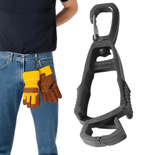 Handschuhhalter - Mehrzweck-Handschuhhalter-Clips, Handschuh Grabber Clip Für Handschuhe, Schlüssel, Taschenlampe, Handschuh Halterung Mit Metall-Karabiner Zum Aufhängen Von Arbeitshandschuhe Handschuhhalter - Mehrzweck-Handschuhhalter-Clips, Handschuh Grabber Clip Für Handschuhe, Schlüssel, Taschenlampe, Handschuh Halterung Mit Metall-Karabiner Zum Aufhängen Von Arbeitshandschuhe von Generisch