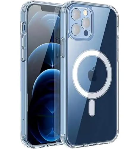 Handy Hülle passend für iPhone 14 kompatibel mit MagSafe - Clear Case - magnetisch von Generisch