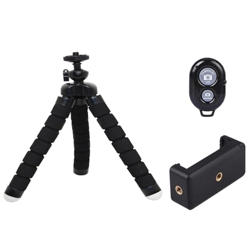 Handy-Stativ – 360-Grad-Handy-Ständer für Videoaufnahmen, vielseitiges Handy-Stativ, Kamerastativ für Handys, Projektor, DSLR, Fotografie, Selfies, Kamera von Generisch