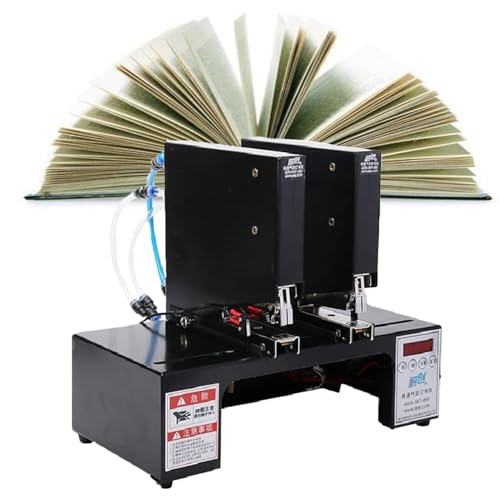 Heavy Duty Pneumatischer Hefter, automatische Bindemaschine mit einstellbarem Abstand für professionelles Heften von Booklets Heavy Duty Pneumatischer Hefter, automatische Bindemaschine mit einstellbarem Abstand für professionelles Heften von Booklets von Generisch