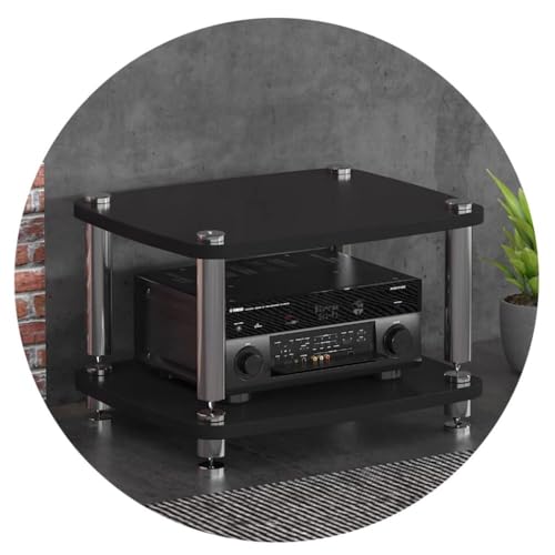 HiFi-Audio-Schrank für Streaming-Geräte, stoßdämpfende Füße für verbesserten Schutz von Audio-Video-Komponenten von Generisch