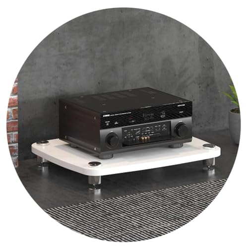 HiFi-Audio-Schrank für Streaming-Geräte, stoßdämpfende Füße für verbesserten Schutz von Audio-Video-Komponenten von Generisch