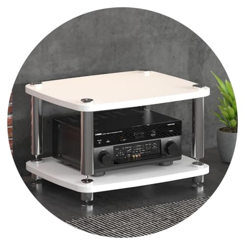 HiFi-Audio-Schrank für Streaming-Geräte, stoßdämpfende Füße für verbesserten Schutz von Audio-Video-Komponenten von Generisch