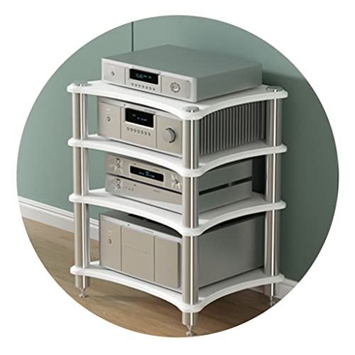 HiFi-Audio-Schrank mit stoßdämpfenden Füßen, ideal für Stereo-Geräte, Spielekonsolen und Streaming-Geräte, verbessert das Audioerlebnis von Generisch