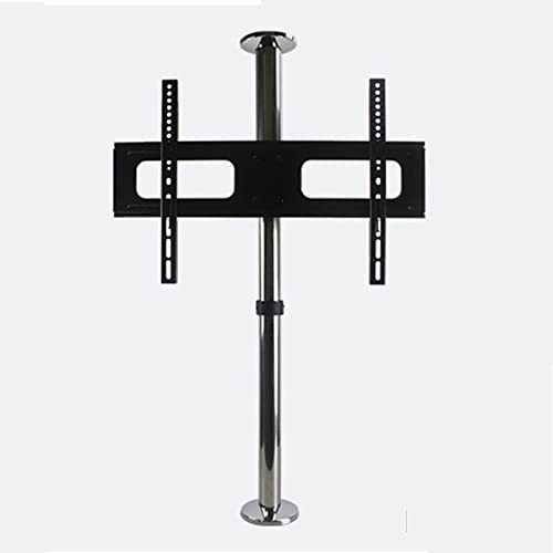 Höhenverstellbarer Universal-TV-Ständer, mobiler Rollwagen für 106,7–218,4 cm (42-86 Zoll) große Fernsehgeräte, Tragfähig, hält 79,8 kg, perfekt für Zuhause und Büro von Generisch