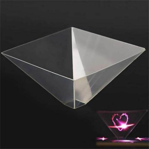 Hologramm Projektor Pyramide, Mobiler Smartphone-Hologrammprojektor, Mobile Smartphone Hologram, Holographic Display Stands Projektor Für Jedes Smartphone, 7x7x4cm von Generisch
