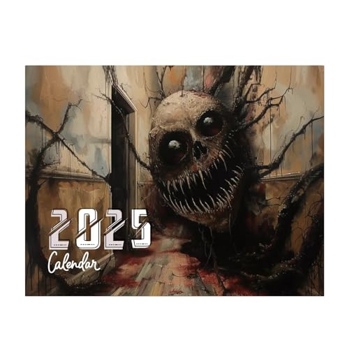 Horror-Kalender 2025, gespenstischer Wandkalender 2025 - Spektraler Wandkalender | Tagesplaner, Wochenplaner, Monatsplaner, Wandkalender, Januar 2025 bis Dezember 2025 Horror-Kalender 2025, gespenstischer Wandkalender 2025 - Spektraler Wandkalender | Tagesplaner, Wochenplaner, Monatsplaner, Wandkalender, Januar 2025 bis Dezember 2025 von Generisch