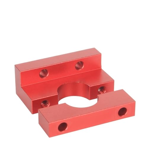 Hotend Festen Block Hot End Extruder Halter Montage Halterung for 3D Drucker Teile(Red) von Generisch