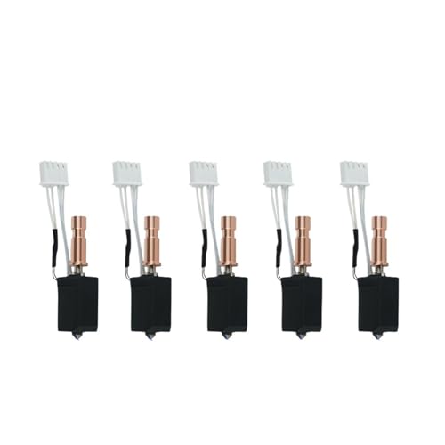 Hotend Keramik Neues Upgrade Hotend for 3D-Drucker 24V 48W 200K Schnelle Erwärmung 300℃(5pcs-Hotend kit) von Generisch