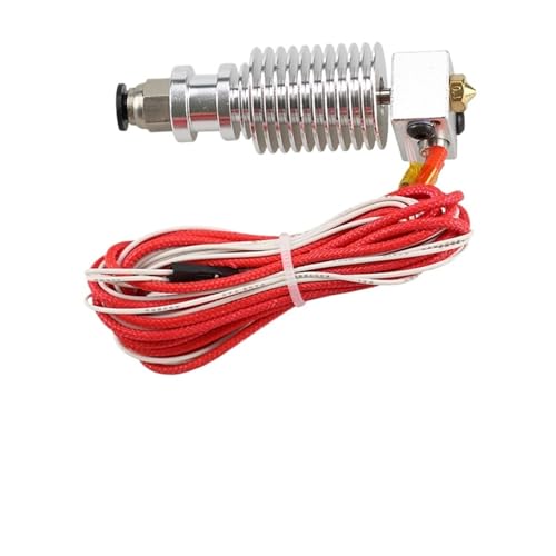 Hotend Kit 12V 24V 0,4mm Düse J-Kopf for 1,75mm/3,0mm Filament 3D Drucker Teile(Long All Metal,24V 3.0mm) von Generisch