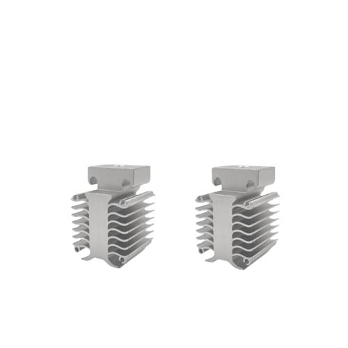 Hotend-Kühlkörper Ganzmetall-Kühler Original-Metall-Kühlkörper for 3D-Druckerteile(2PCS Heat Sink,for Ender-3 V3 KE) von Generisch