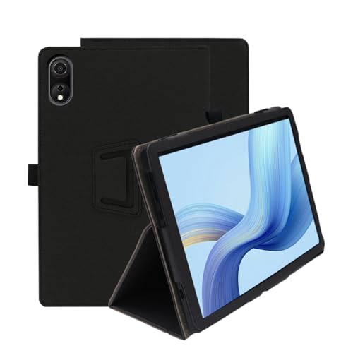 Hülle für Blackview tab 90 Wifi, Premium PU Leder Multi-Angle Ständer Business Folio Case Book Cover für Blackview tab 90 Wifi 11" (Schwarz) von Generisch