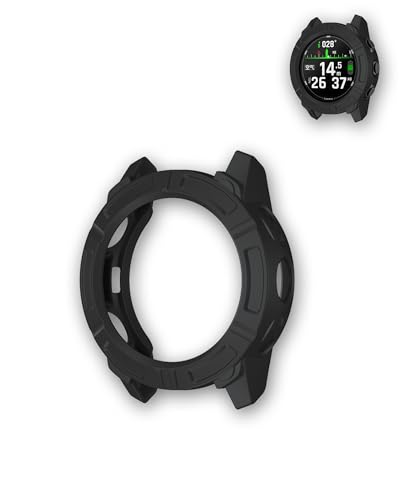 Hülle für Garmin Descent G2 Smartwatch, TPU Schutzhülle Case Cover Shell Sturzfest und Kratzfest Cover Frame Shell Schwarz Hülle für Garmin Descent G2 Smartwatch, TPU Schutzhülle Case Cover Shell Sturzfest und Kratzfest Cover Frame Shell Schwarz von Generisch