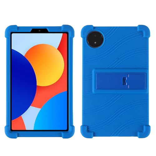 Hülle für Redmi Pad SE 8.7 - Leichte, kinderfreundliche, stoßfeste Schutzhülle silikonhülle für Xiaomi Redmi Pad SE 8.7 Zoll (DBlau) von Generisch
