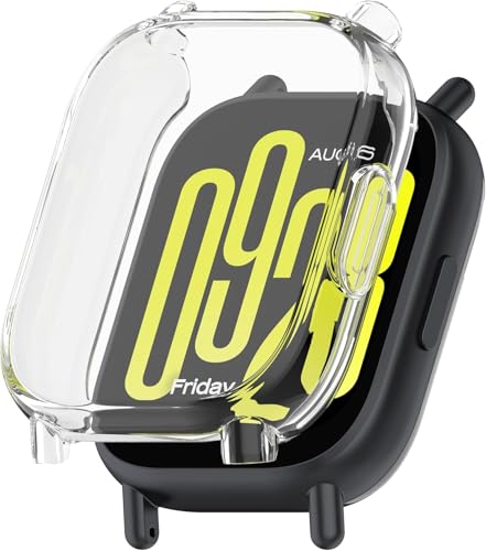 Hülle für Redmi Watch 5 Active Schutzfolie Schutzhülle, Flexibles TPU Displayschutz Case Kratzfest Abdeckung Schutz Gehäuse Kompatibel mit Redmi Watch 5 Active Smartwatch (Klar) von Generisch