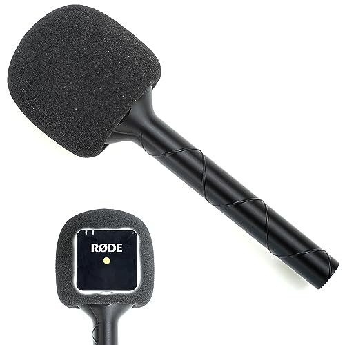 Interview Mikrofon Griff Gehäuse passend für RODE Wireless Go/Go 2 Funkstrecke, (Handheld Adapter) von Generisch