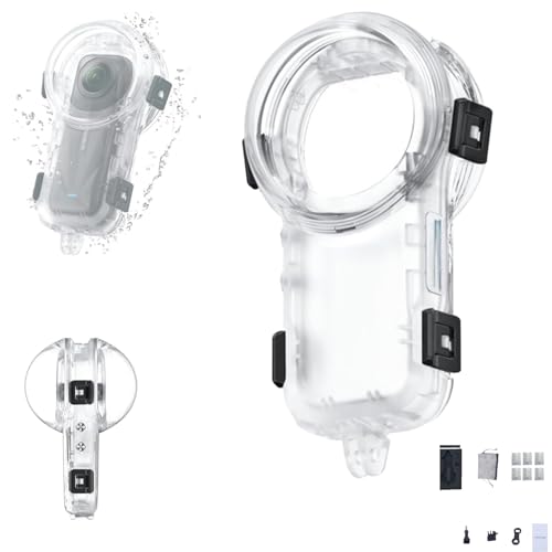 Invisible Dive Case for Insta360 X5 Dual Blade Tulian, Easy Installation, with Anti-Fog Sheet and Bracket (1 PC) von Generisch