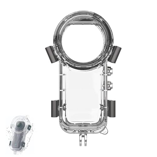 Invisible Divecase for Insta360X5, 60m Depth Resistant to Scratches and Drops, with Anti-Fog Sheet and Bracket, for Insta360X5, Suitable Diving, Swimming, Vlog, Publishing (1PC) von Generisch