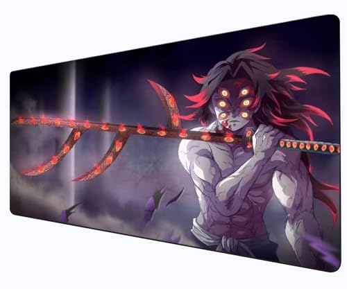 Japanese Anime Mouse Pad, Mauspad XXL (90 x 40 x 3 cm/35,4 x 15,7 Zoll) Gaming Player Mouse Pad - Feine Oberfläche - Rutschfeste Basis - Cool Figuren Geeignet für Anime und PC-Spieler (D) von Generisch