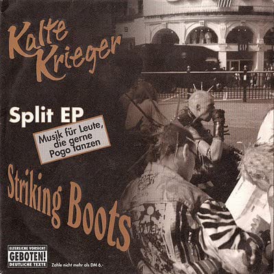 KALTE KRIEGER / STRIKING BOOTS Split Musik für Leute, die gerne Pogo tanzen 7" Vinyl Single von Generisch