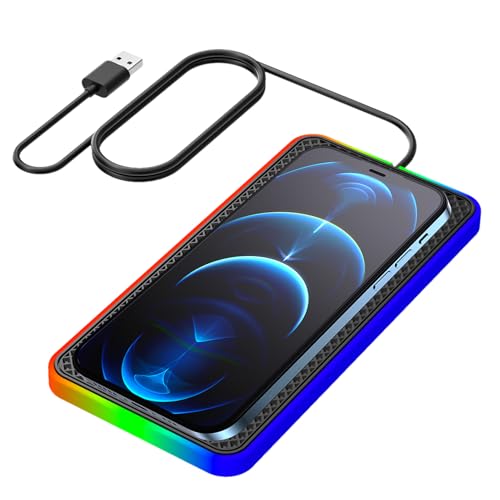 Kabellose Ladematte fürs Auto – Schnellladegerät 15 W, universelle Qi-Halterung für Armaturenbrett und Autositze, kabelloses Laden für Smartphone, kompatibel mit allen Geräten Kabellose Ladematte fürs Auto – Schnellladegerät 15 W, universelle Qi-Halterung für Armaturenbrett und Autositze, kabelloses Laden für Smartphone, kompatibel mit allen Geräten von Generisch